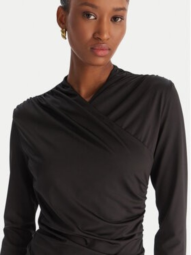 ACCESS FASHION Sukienka koktajlowa 54-3040-225 Czarny Slim Fit