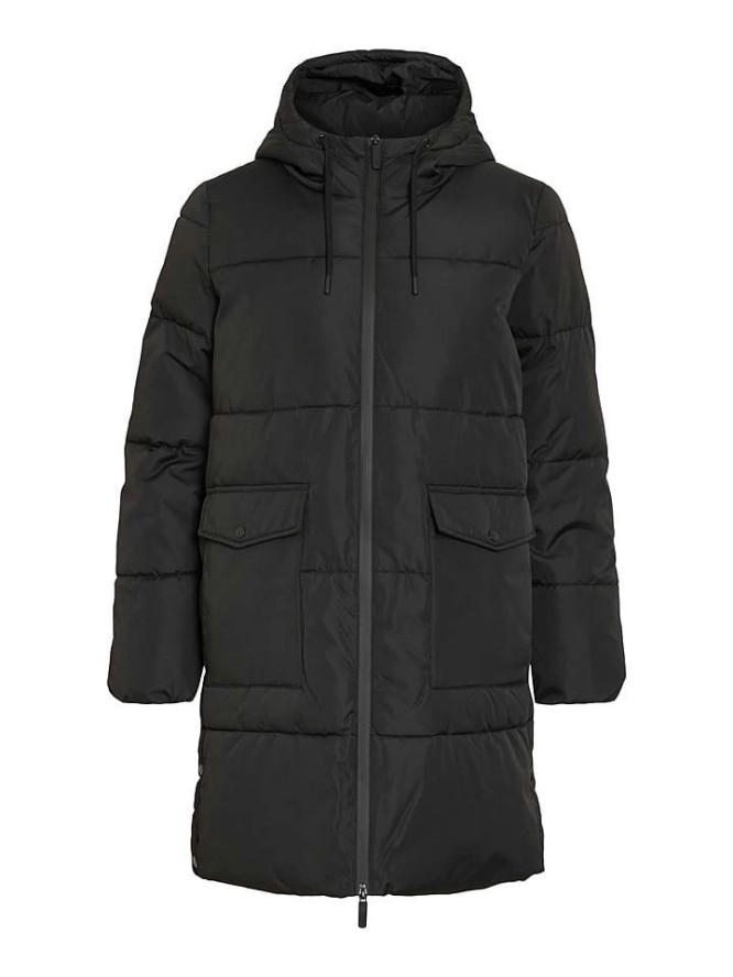 Vila Płaszcz zimowy w kolorze czarnym rozmiar: 38