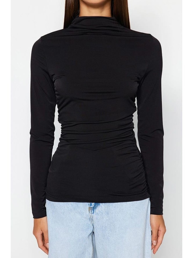 trendyol Koszulka w kolorze czarnym rozmiar: XL