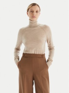 BOSS Golf Frizani 50548298 Beżowy Slim Fit