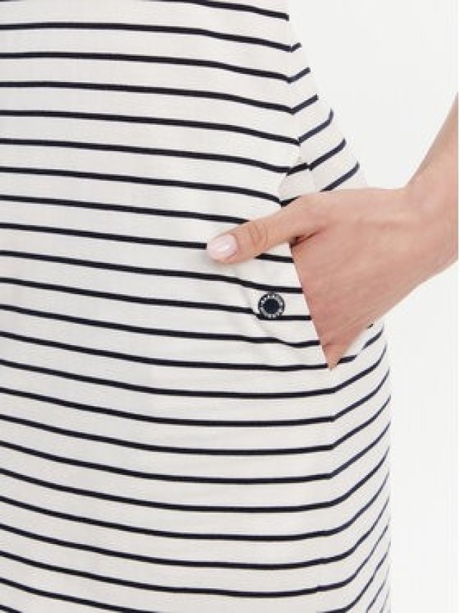 Barbour Sukienka codzienna Dalmore LDR0913WH11 Biały Regular Fit