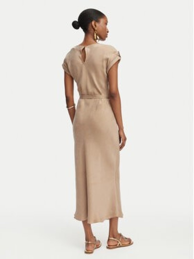 Guess Sukienka codzienna W6GK50 W1950 Beżowy ciemny Regular Fit