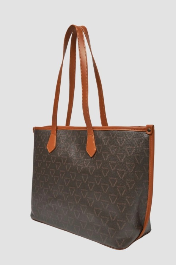 VALENTINO Brązowa damska shopperka Lady Re SS26