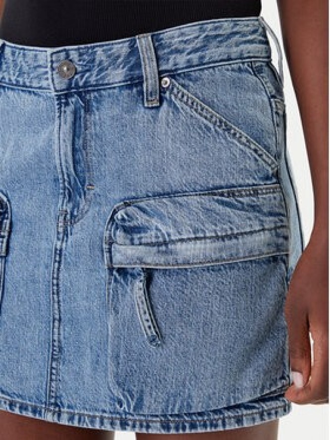 G-Star Raw Spódnica jeansowa D27703-D536 Niebieski Regular Fit