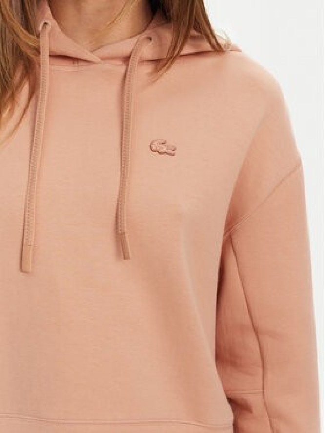 Lacoste Bluza SF0281 Pomarańczowy Loose Fit