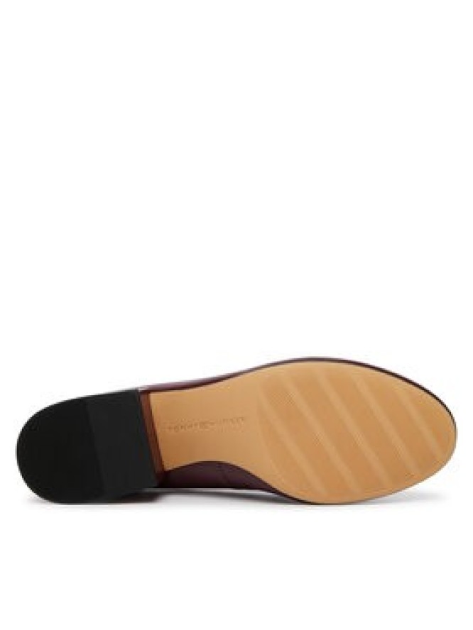Tommy Hilfiger Czółenka Heeled Maryjane Buckle FW0FW09347 Bordowy