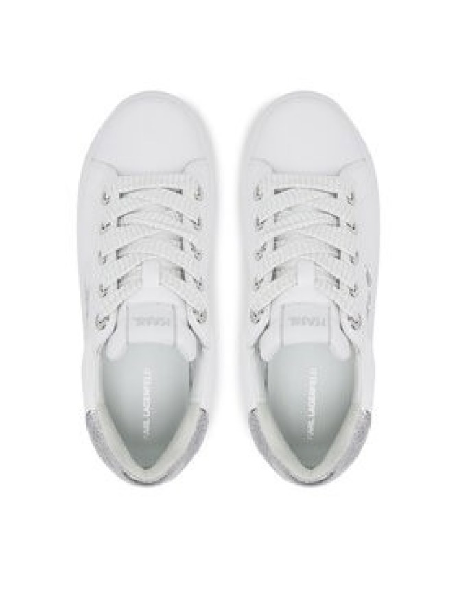 KARL LAGERFELD Sneakersy KL67518 Biały