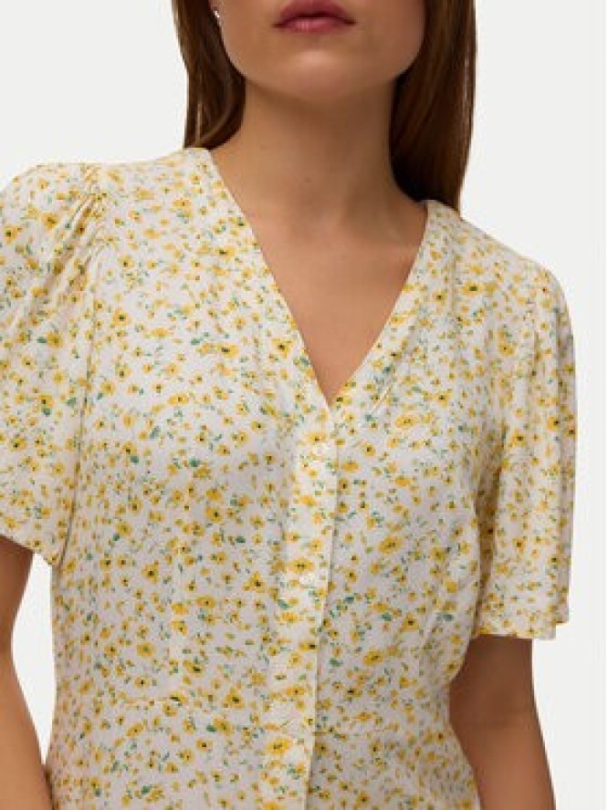 Vero Moda Sukienka codzienna Alba 10330301 Żółty Regular Fit