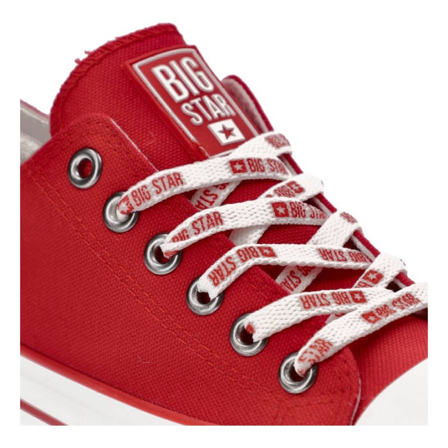 Czerwone Trampki Big Star Damskie Wygodne Buty