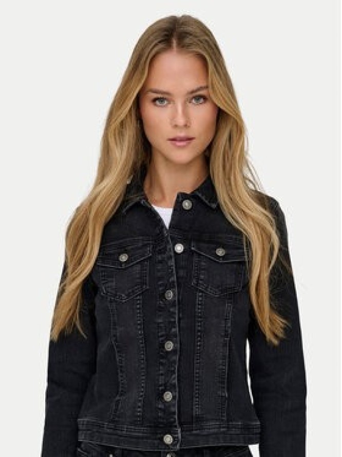 ONLY Kurtka jeansowa Wonder 15243147 Czarny Regular Fit