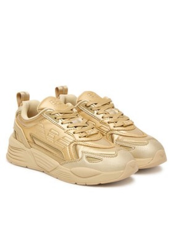 EA7 Emporio Armani Sneakersy 7X000306 AF18446 MZ147 Złoty