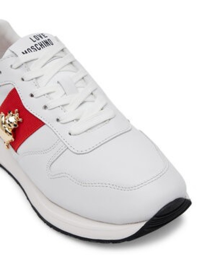 LOVE MOSCHINO Sneakersy JA15373G1MIAL10A Biały