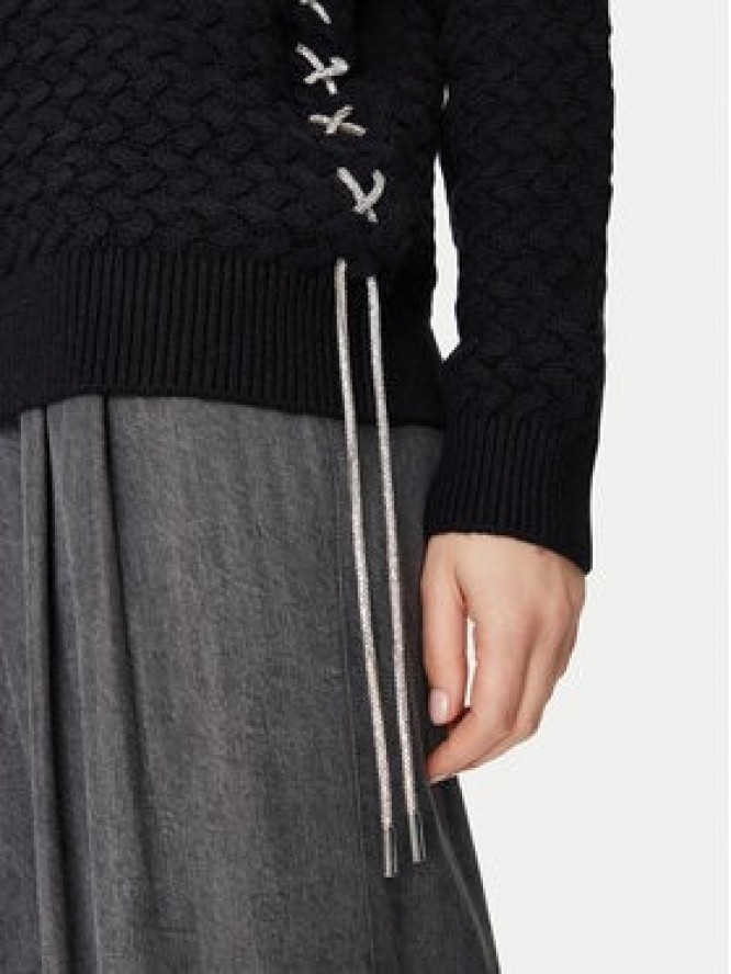 Guess Sweter W5RR13 Z3KY0 Czarny Regular Fit