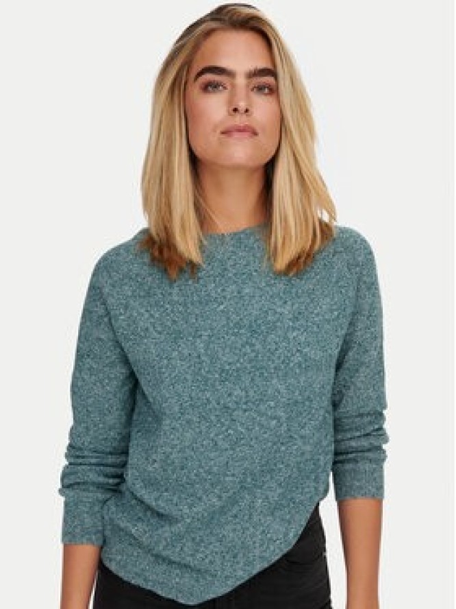 ONLY Sweter Rica 15204279 Zielony Regular Fit
