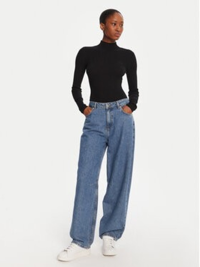 HUGO Sweter Sarmie_B 50522578 Czarny Slim Fit