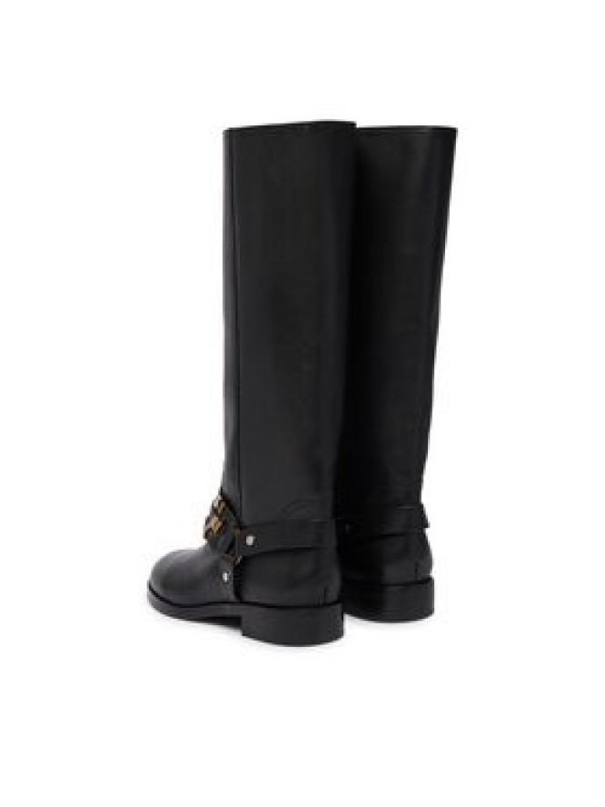 PINKO Oficerki Cheval 01 SD0583P001 Czarny