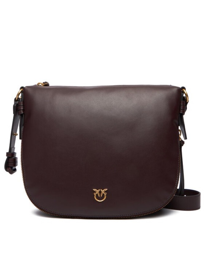 PINKO Torebka Hobo Zip Around Classic Ai 25-26 PLTT 105113 A0QO Bordowy