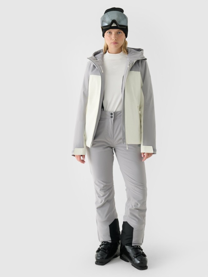 4F Kurtka narciarska membrana 5000 damska - szara M