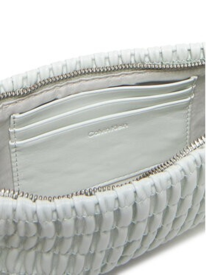 Calvin Klein Jeans Torebka Rouched Zip Top Bag LV04K3090G Szary