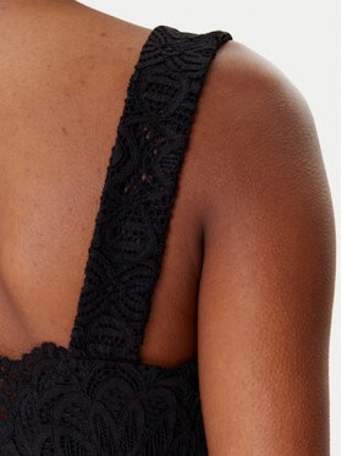 Morgan Bluzka 252-DANSIA Czarny Slim Fit