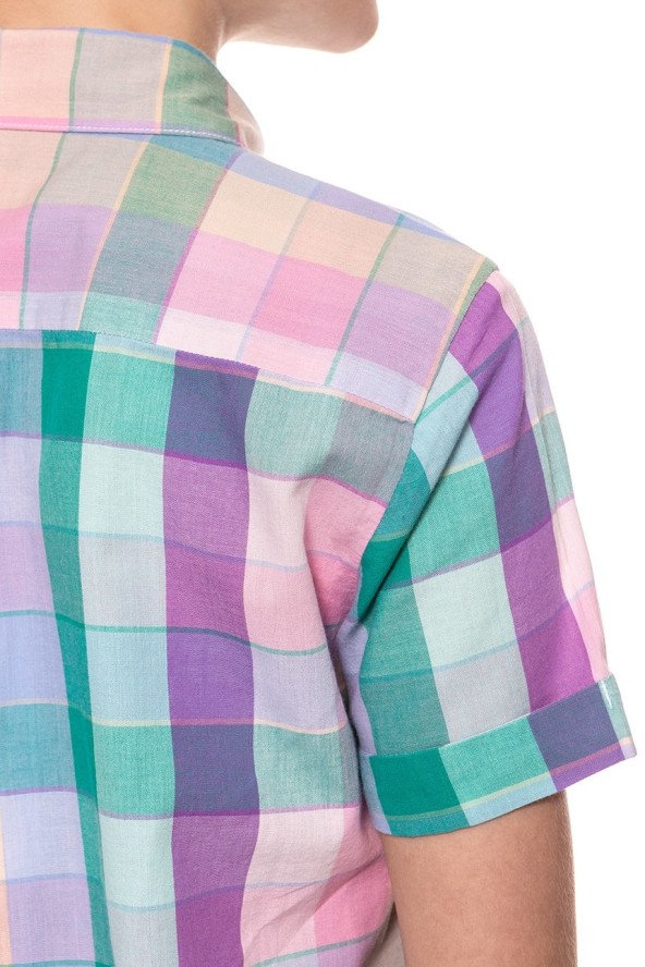 KOSZULA WRANGLER SS SHIRT SEA PINK W5235SHWF 112129338