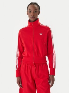 adidas Bluza Firebird Classic KQ6529 Czerwony Regular Fit