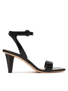 AGL Sandały Celia D689006PCPLUME0000 Czarny