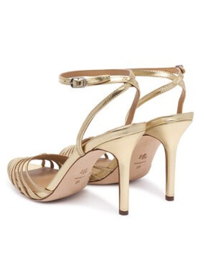 LAUREN RALPH LAUREN Sandały 802P15739001 Złoty