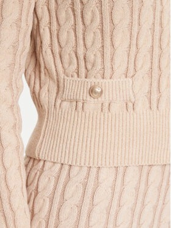 Guess Kardigan W5YR15 Z3OU0 Beżowy Regular Fit