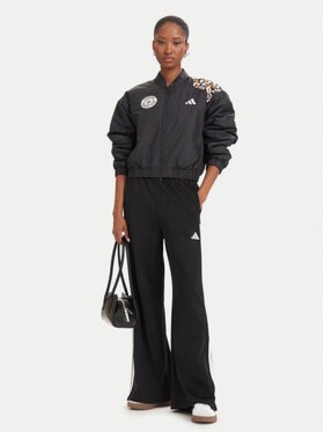 adidas Kurtka bomber X Farm Rio KR0282 Czarny Regular Fit