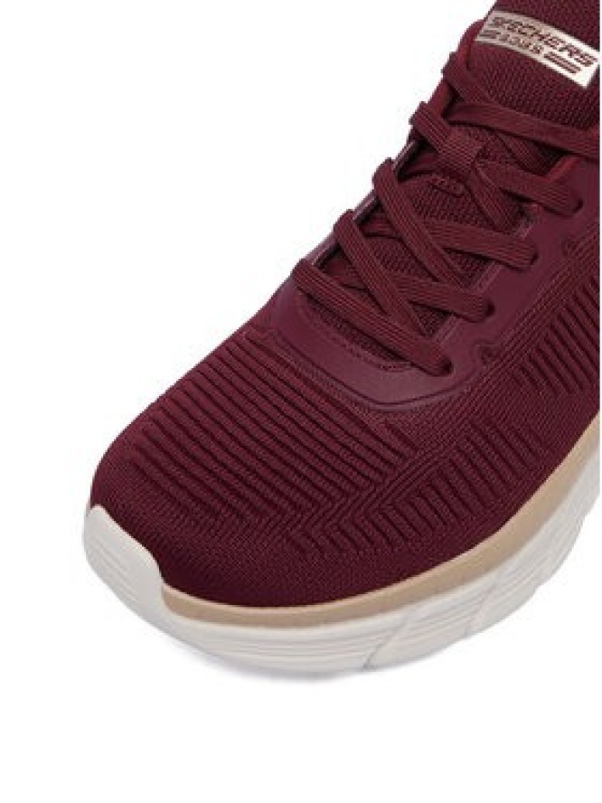 Skechers Sneakersy C-BOBS HI FLEX 117385 BURG Bordowy
