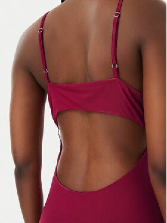 ONLY Sukienka letnia Magda 15372730 Czerwony ciemny Bodycon Fit