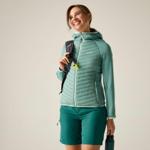 Damska Andreson Stretch Water-Resistlent Hybrid quilted Jacket