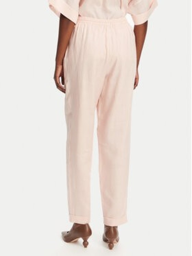 BOSS Spodnie materiałowe C_Tanjet 50537916 Różowy Regular Fit