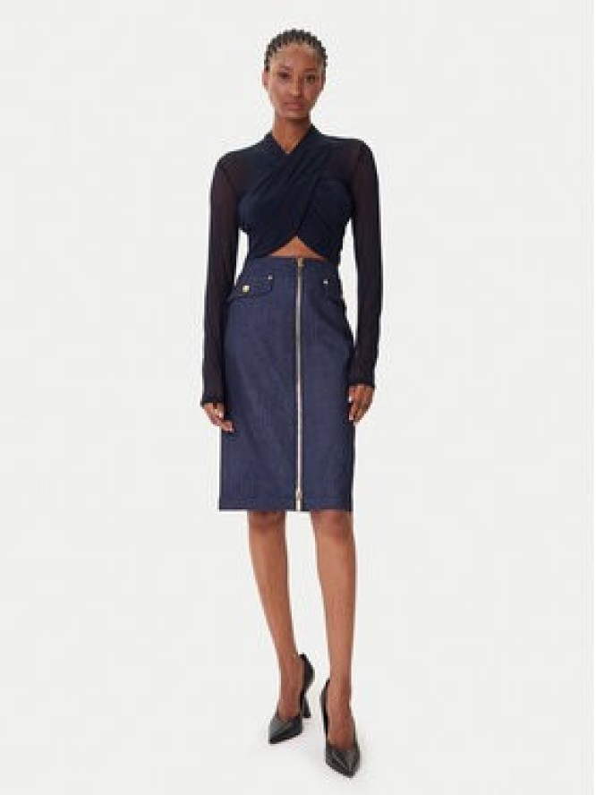 Marciano Guess Spódnica jeansowa 5YPD40 7457A Granatowy Slim Fit