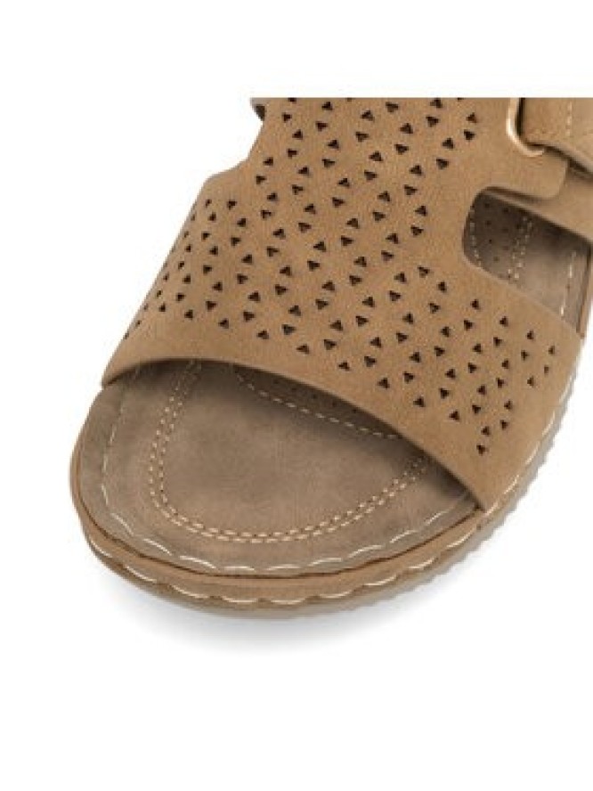 Clara Barson Klapki WYL05010-17 Beżowy