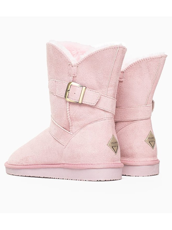 ISLAND BOOT Kozaki zimowe "Eveline" w kolorze jasnoróżowym rozmiar: 36