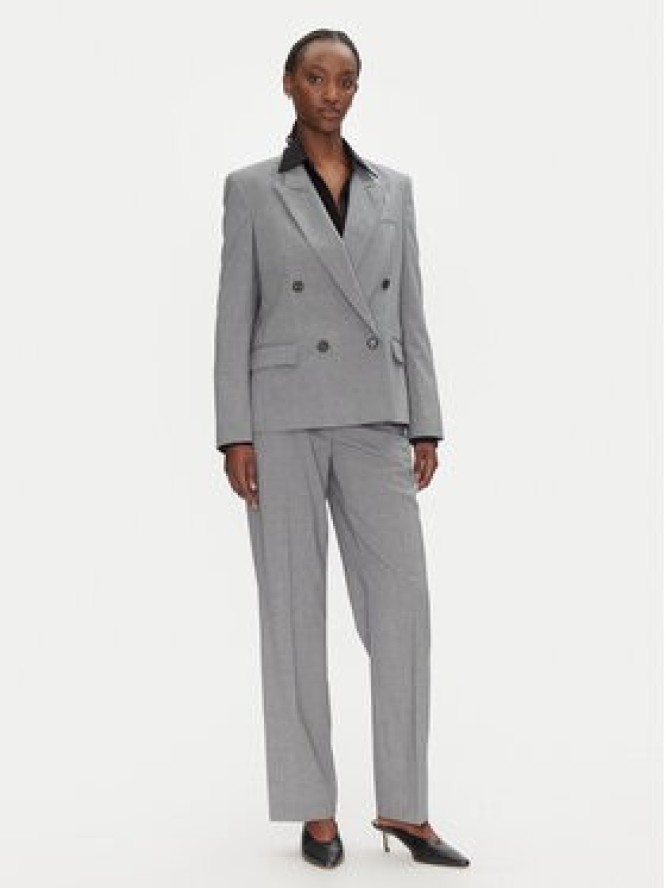 BOSS Marynarka Jaleto9 50543302 Szary Slim Fit