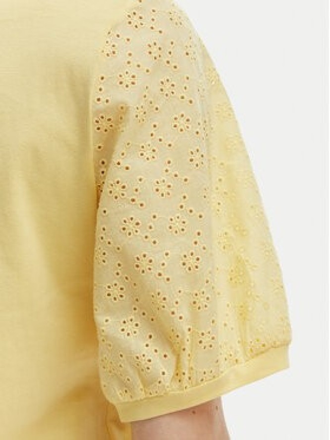 Vero Moda Bluzka Janni 10340706 Żółty Regular Fit