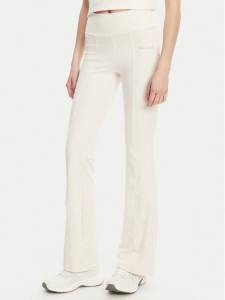 Guess Spodnie dresowe V5RB15 KCD02 Écru Regular Fit