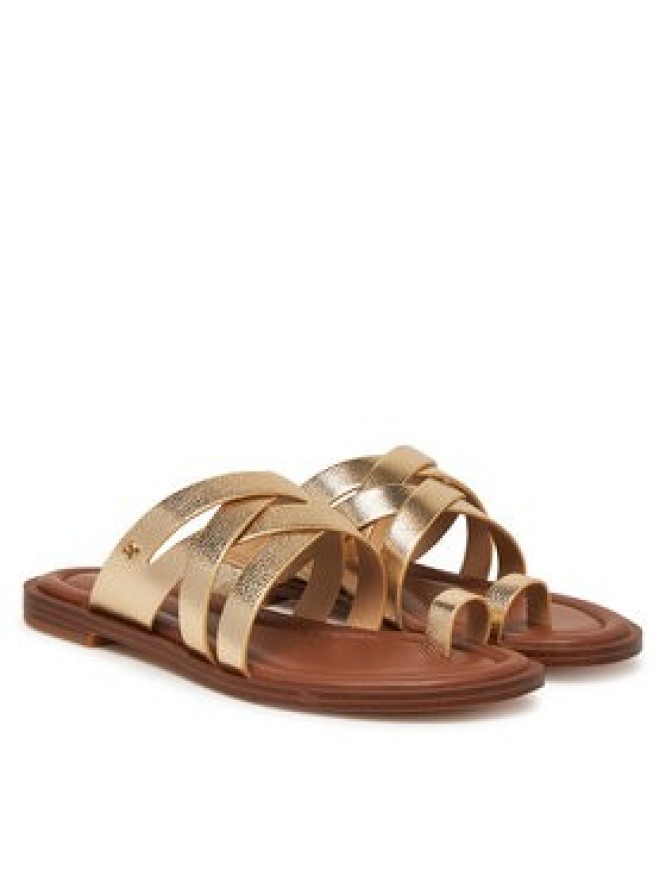 MICHAEL Michael Kors Japonki Nora 40S5NOFS1M Złoty