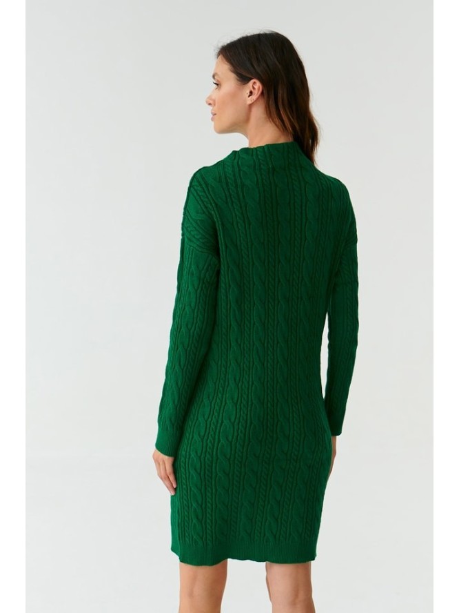 TATUUM Sukienka dzianinowa w kolorze zielonym rozmiar: L
