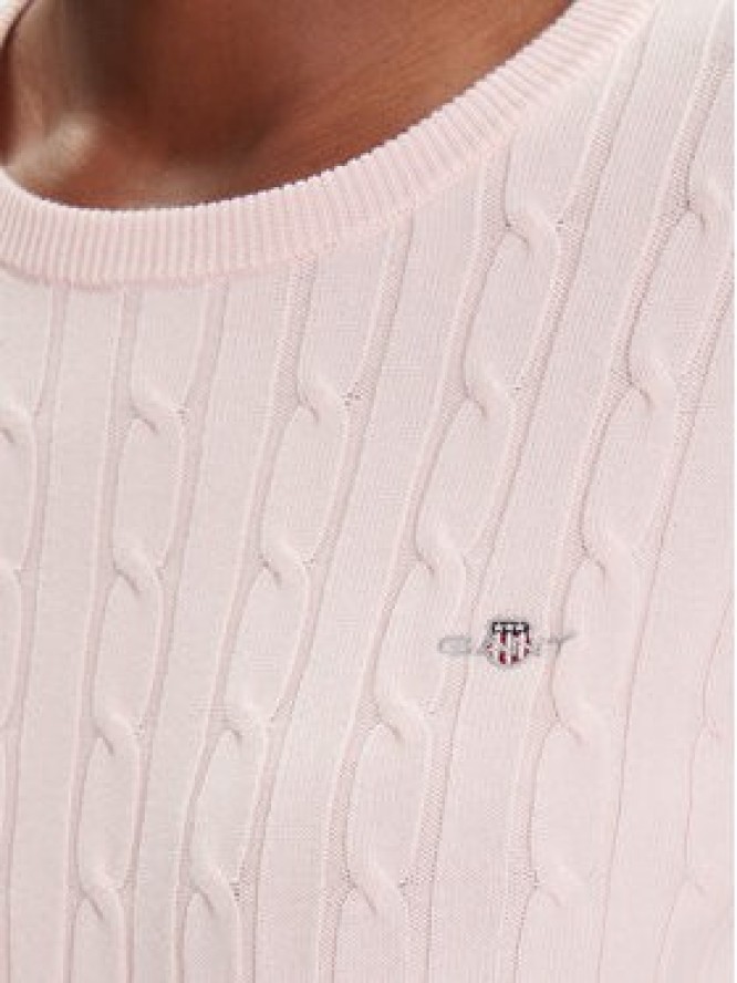 Gant Sweter 4800100 Różowy Slim Fit