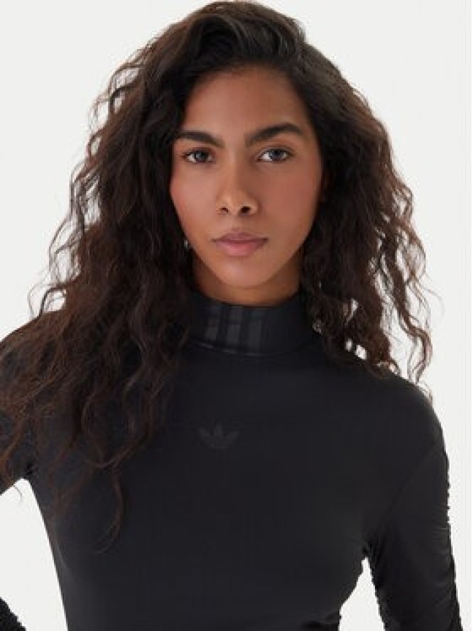 adidas Spódnica maxi JW2806 Czarny Slim Fit