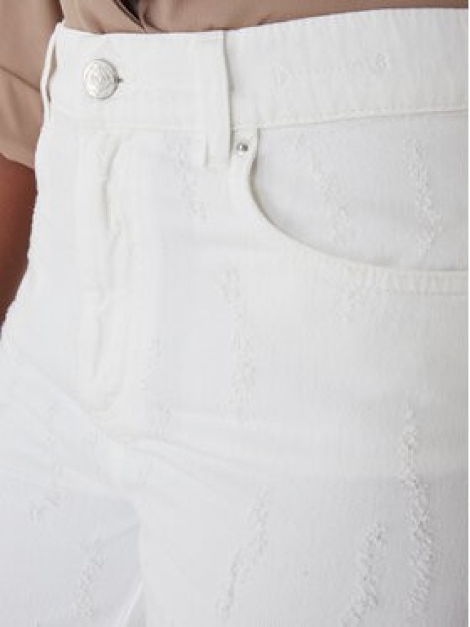 Marella Jeansy 2613181024 Biały Wide Leg