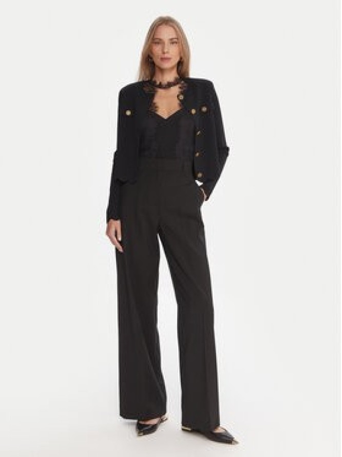 TWINSET Kardigan 252TP320A Czarny Regular Fit