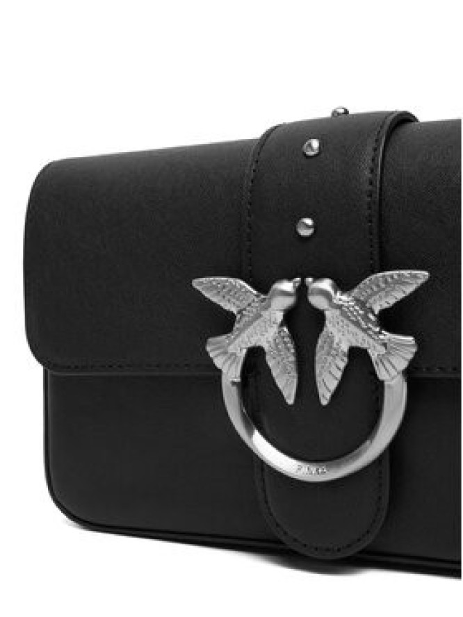 PINKO Torebka Love One Slouchy Zip Mini AI 25-26 PLTT 105345 A2JG Czarny