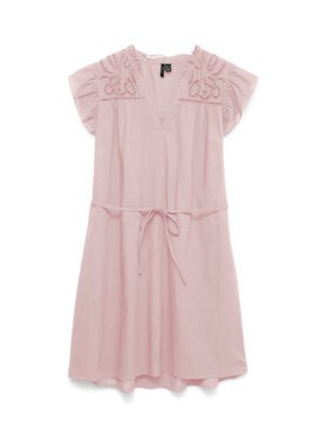 Vero Moda Sukienka letnia Line 10346970 Różowy jasny Oversize