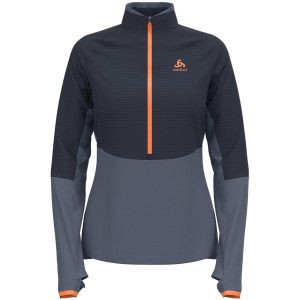 Bluza z półgolfem narciarska damska Odlo DESCENT CW 200 SL