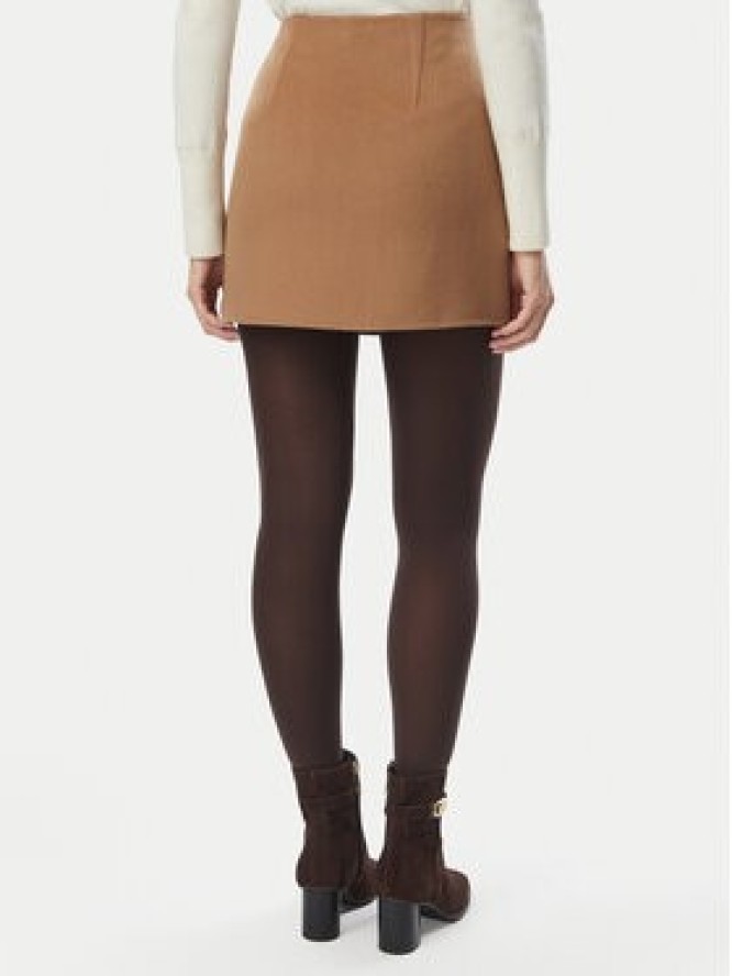 Tommy Hilfiger Spódnica mini WW0WW52234 Brązowy jasny Regular Fit